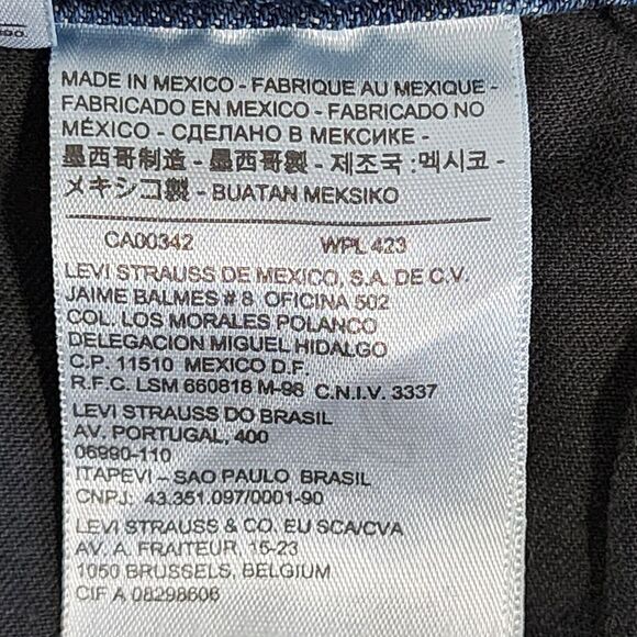 Levi's Men's 508 Regular Taper Fit Jeans Fade Blue 29W x 32L 885080027 Mexico - Picture 7 of 15